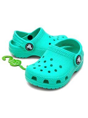 Crocs Kids Classic Clog Lagoon Toddler C6 Slip On Lightweight Water Friendly